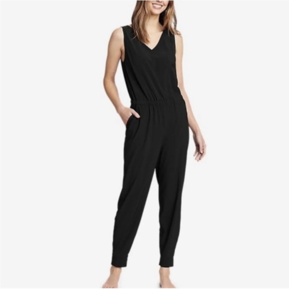 EDDIE BAUER Departure Jumpsuit Small Black